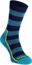 Skarpety Bridgedale Hike LW Merino Perf Boot Pattern - petrol/navy