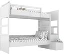 Bami Łóżko Piętrowe Ze Schodami Simone Różne Kolory