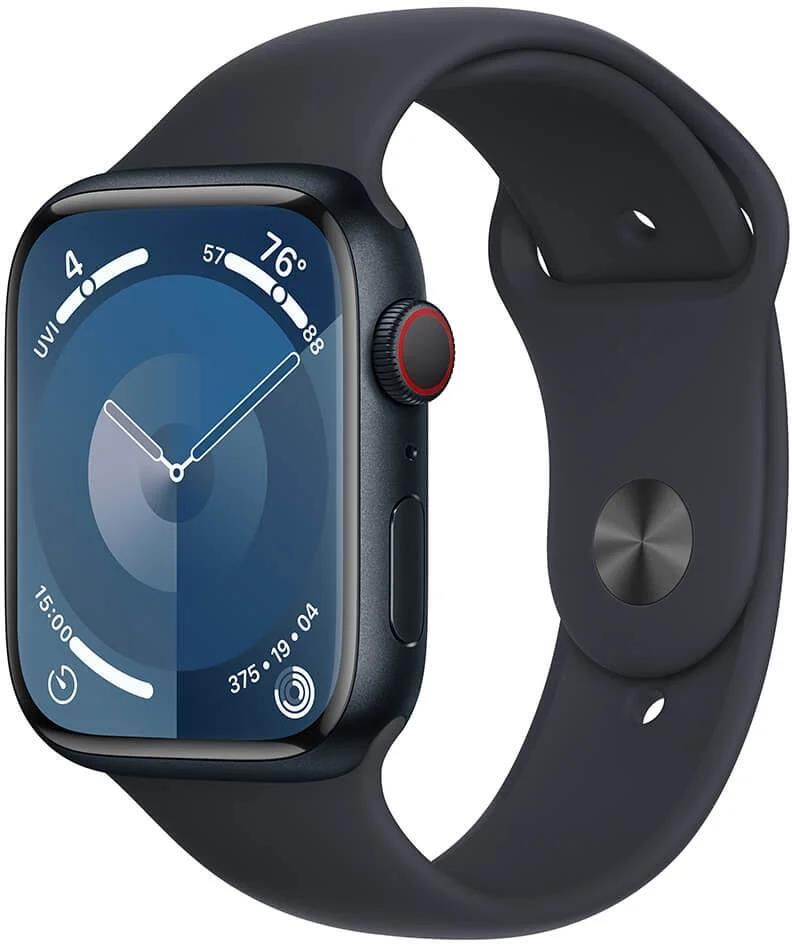 Zdjęcie Produkt z Outletu: Apple Odkryj Nowe Możliwości W Super Cenie Watch Series 9 Gps + Cellular Koperta 45Mm Z Aluminium W Kolorze Północy Z Paskiem Sport - Halinów