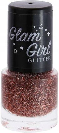Ados glam glitter girl lakier do paznokci brokatowy nr 862 delikatny róż