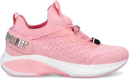 Sneakersy z siateczki premium - PLEIN SPORT SAES USC0751 RÓŻOWE