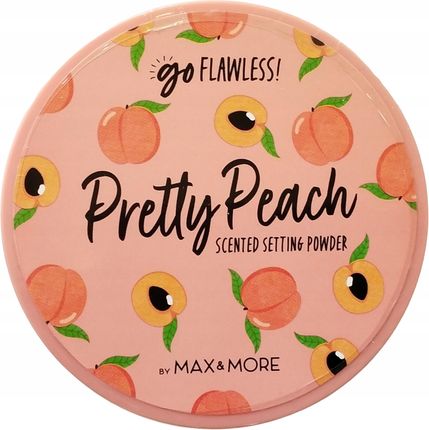 Max&More Puder scalający Max & More Magic Brzoskwinia matuje i wyrównuje cerę 25g