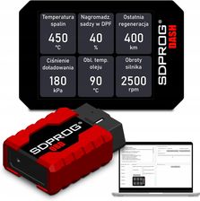 Sdprog Dash + Interfejs Obdii Monitorowanie Dpf Do Kia Hyundai Honda Mazda