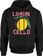 Limoncello Lemon Z Cytryną La Dolce Vita Włoska Cello Męska bluza z kapturem (S, Czarny)