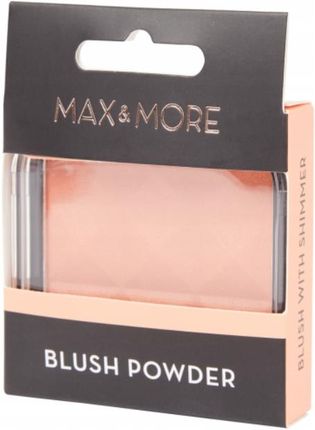 Max&More Róż do policzków prasowany Max & More peachy cheeks 8g