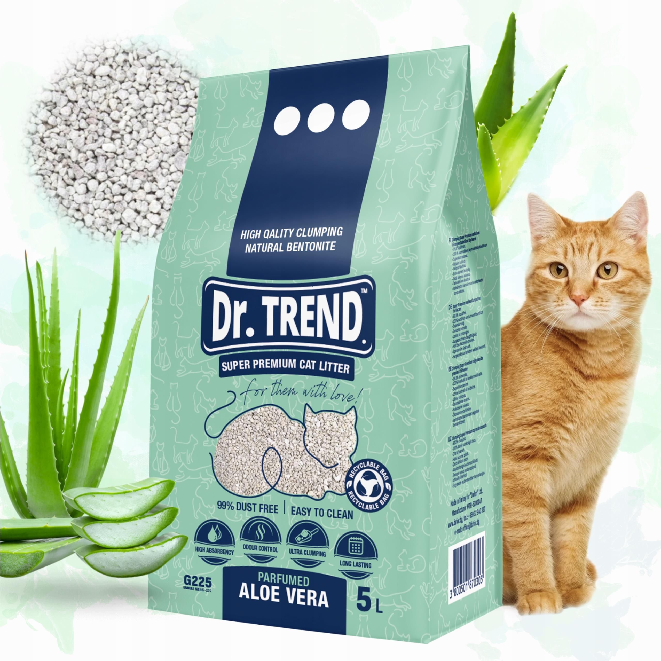 FabFinds Cat Litter Antibacterial Silica Gel Non-clumping Long Lasting - Foto 8