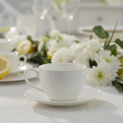 Villa Italia Serwis Kawowy Na 6 Osób Porcelanowy 21 Elementów Glorietta TR151 - zdjęcie 4