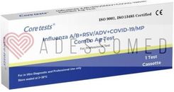 Zdjęcie CorDx Test Combo 6w1 Grypa A/B/Rsv/Adenovirus/ Covid-19/Mycoplasma 1szt. - Biała Rawska