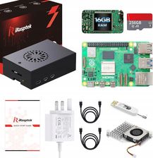 Zdjęcie Zestaw startowy iRasptek Raspberry Pi 5 Mikrokomputer 256GB OS-Bookworm - Jeziorany