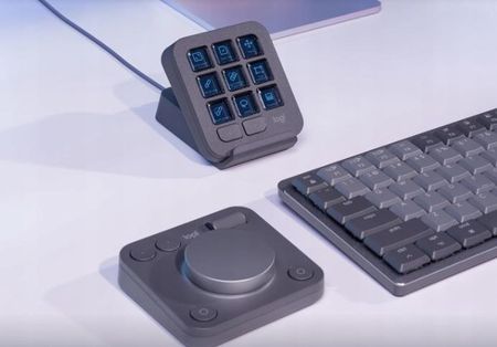 52□logicool MX CREATIVE CONSOLE RI0909-2 MX Creative Console – Programowalne pokrętło i Keypad | Logitech