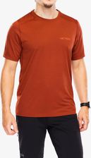 Koszulka Do Biegania Arcteryx Cormac Arcbird Logo Ss - Sequoia Heather/Solaris