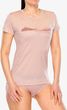 Koszulka merino damska Sensor Merino Air Hills SS Tee - dusty pink