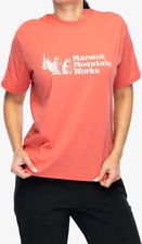 Marmot Koszulka Z Nadrukiem Damska Mmw Tee Ss Grapefruit
