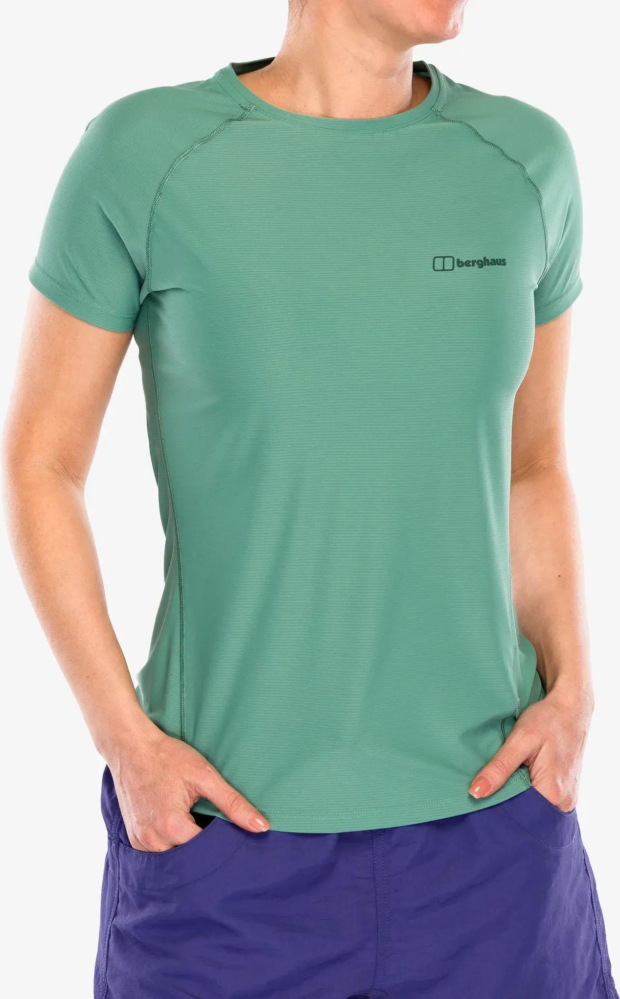 Berghaus Herren Tech Basecrew T-Shirt (1er Pack) – Atmungsaktiv, Dehnbar & Geruchsneutral