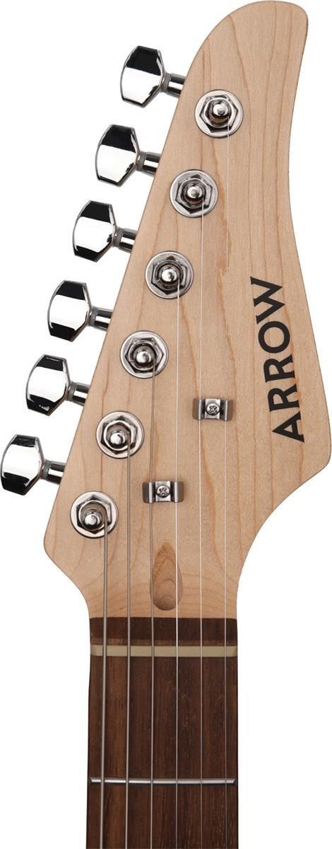 Arrow Tonecaster ST 111 Abyss Black Rosewood/Whi…