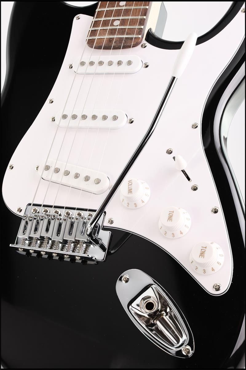 Arrow Tonecaster ST 111 Abyss Black Rosewood/Whi…