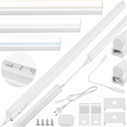 Ledhoff Lampa Podszafkowa Meblowa 90cm 12W Listwa Ze Zmienną Barwą B2432