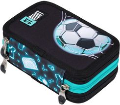 Zdjęcie Majewski Piórnik Szkolny Potrójny Z Wyposażeniem Neon Football - Głogów