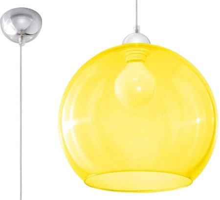Lumes Szklana Lampa Wisząca Kula Led Ixo