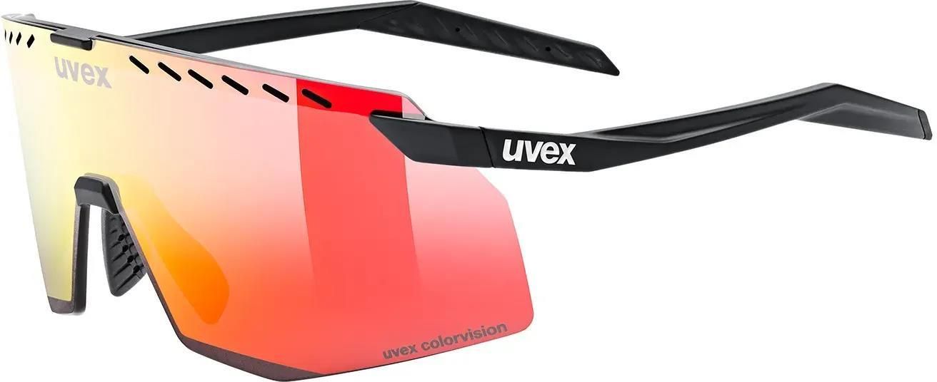 Zdjęcie Okulary Rowerowe Uvex Pace Stage Cv - Black Matt/Mirror Red - Człopa