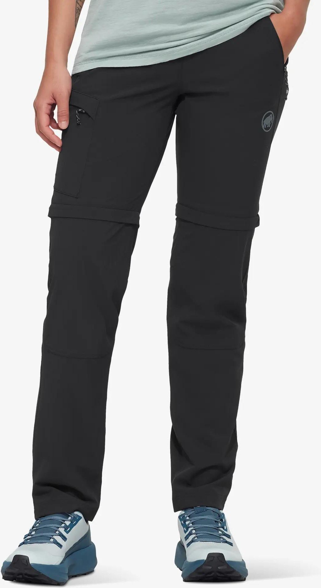 Pantaloni Da Escursionismo Uomo Mammut Runbold IV Zip-Off - Elastici, Traspiranti, Convertibili In Shorts