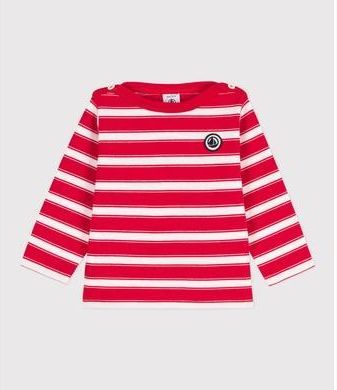 Petit Bateau Koszulka z długim rękawem Peps - Chłopiec - r. 74