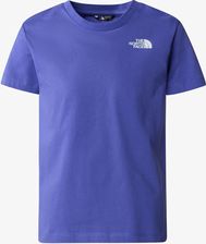 Koszulka chłopięca The North Face S/S Redbox Tee Back Box Graphic - dopamine blue