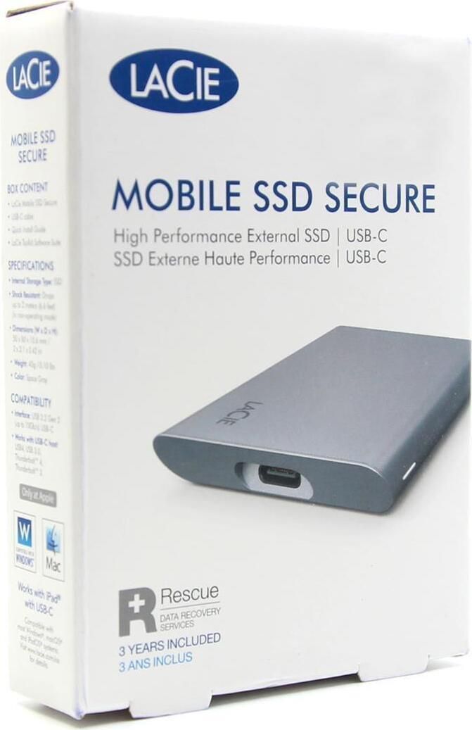 фото SSD накопитель LaCie Mobile Secure 2 TB (STKH2000800)