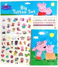 Zdjęcie Spin Master Tatuaże Zmywalne Świnka Peppa + Kolorowanka - Bieżuń