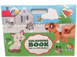 Zdjęcie Fsc Kolorowanka Dla Dzieci + 200 Naklejek Piesek Kotek - Brzesko