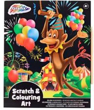 Zdjęcie Grafix Kolorowanka Magiczna Zdrapka Małpka - Brzesko