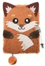 St-Majewski Pamiętnik Z Kłódką A5/96K 3D Włochacz Fox