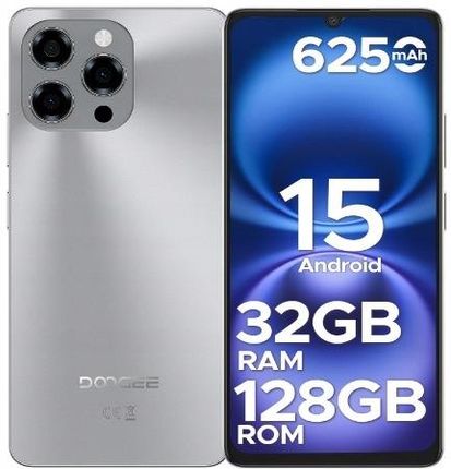 すまほ Doogee Note 58 8/128GB Srebrny - Cena, opinie na Ceneo.pl