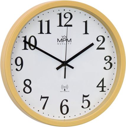 Mpm Zegar ścienny Radio Clermont E01.4503.50 31 cm Sterowany radiem