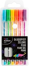 Zdjęcie Derform Długopisy Żelowe Fluo 6 Kolorów Kidea - Pilica
