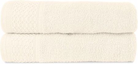 Darymex Ręcznik Ecru + Ciemny Brąz (P) 2x50x90+2x70x140 Kpl. - zdjęcie 3