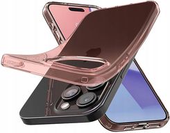 Spigen Etui Crystal Flex Do Iphone 15 Pro Max Różowo Przezroczyste