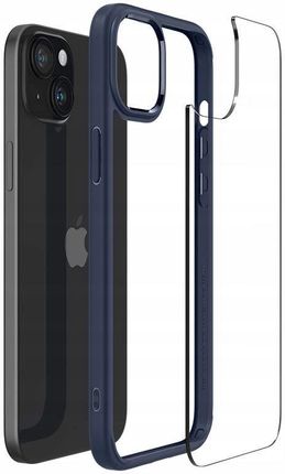 Spigen Plecki Etui Ultra Hybrid Do Iphone 15 Plus Ciemnoniebieskie - zdjęcie 2