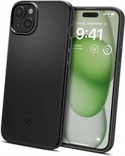 Spigen Plecki Etui Thin Fit Do Iphone 15 Plus Czarne