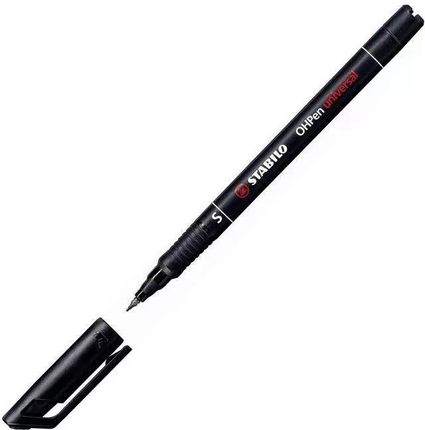 Stabilo Marker Permanentny Ohpen S Do Folii I Płyt, Czarny