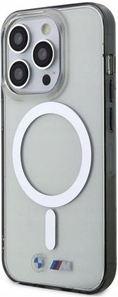 Bmw Plecki Etui Silver Ring Magsafe Do Iphone 15 Pro Przezroczyste - zdjęcie 4