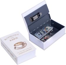 Zdjęcie Strado Sejf Książka Metalowa Skrytka Kasetka Na Pieniądze Klucze Biżuterię Zegarki - Zdzieszowice