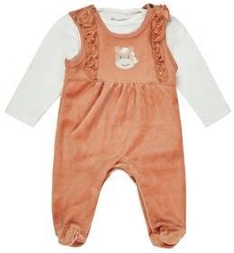 Sterntaler Słoneczny zestaw romper jasnobrązowy - Dziewczynka - r. 50