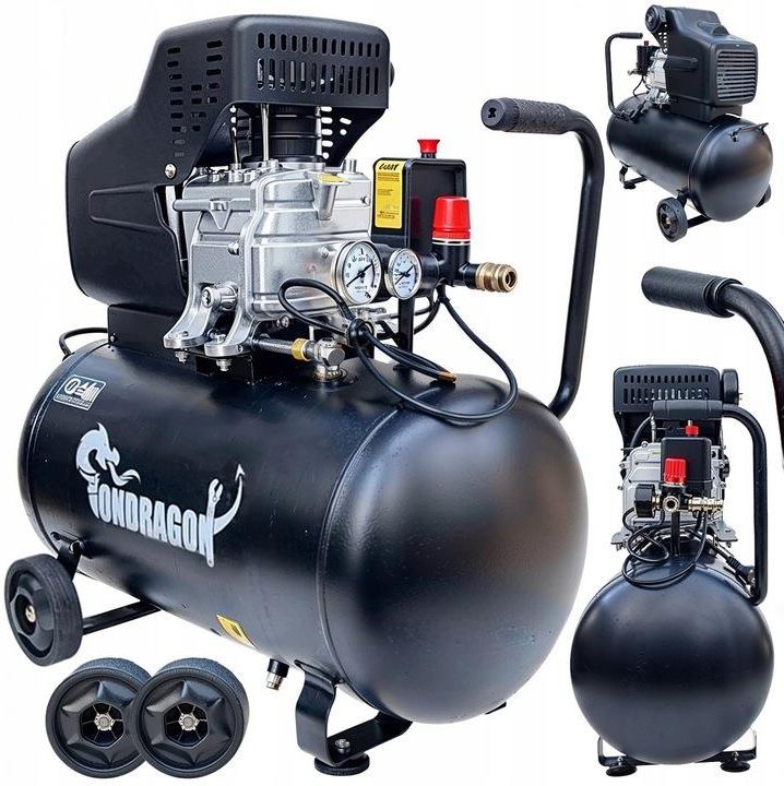 Ondragon 24L Kompresor Olejowy Sprężarka Powietrza 4,2Km 206L/Min