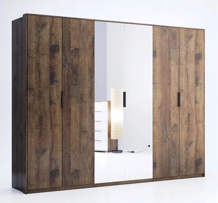 Elior Duża nowoczesna szafa 6-drzwiowa Ontario 18X