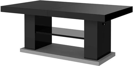 Elior Rozkładany ławostół czarny wysoki połysk Galisso 28X