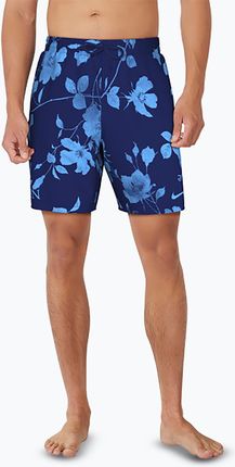 Szorty kąpielowe męskie Nike Fine Floral 7" Volley midnight navy Wiosna 2025