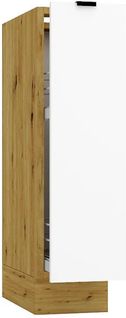 Elior Szafka kuchenna z cargo 20 cm biały + dąb artisan Pios 3X