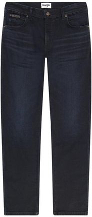 WRANGLER MĘSKIE SPODNIE JEANSOWE TEXAS SLIM DEEP BLUE BLACK 112355027 W12S017421