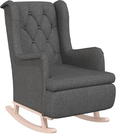 Elior Ciemnoszary pikowany fotel na biegunach Onex